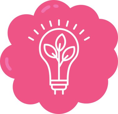 ampul simgesi, vektör illüstrasyonu