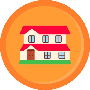 Web ve mobil uygulaması tasarımı, ev logo kavramı için beyaz arka plan üzerinde izole House simge vektör