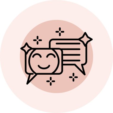 Konuşma baloncukları ikon vektör çizimi