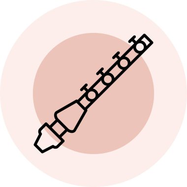 Tek bir simgenin vektör illüstrasyonu