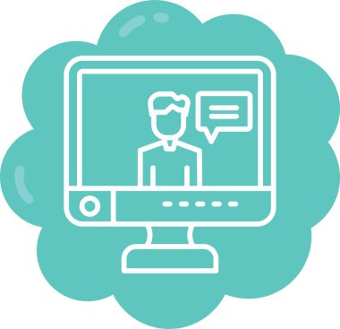 seo modern simgesinin vektör illüstrasyonu