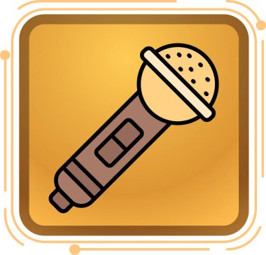 Çizgi film simgesinin vektör illüstrasyonu