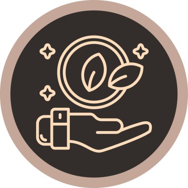 Modern simgenin vektör illüstrasyonu