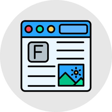 seo modern simgesinin vektör illüstrasyonu