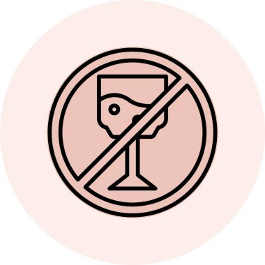 alkol içecek vektör simgesi