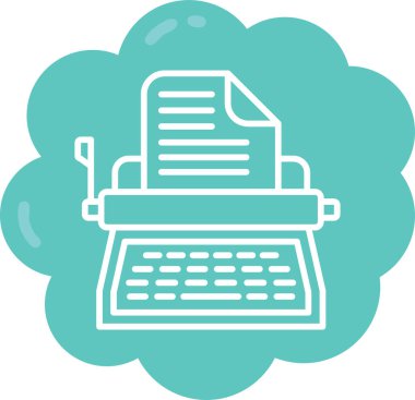 Bilgisayar modern simgesinin vektör illüstrasyonu