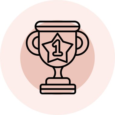 Ödül. Web simgesi basit illüstrasyon