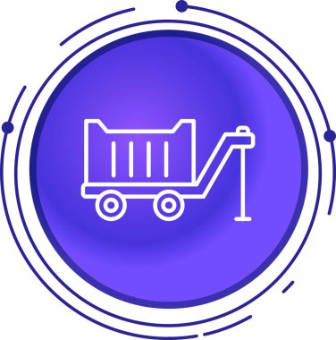 Araç simgesi, vektör illüstrasyonu