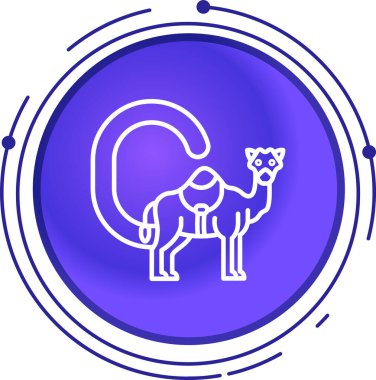 Çizgi Kedisi simgesi beyaz arkaplanda izole edildi. Renkli taslak konsepti. Vektör.