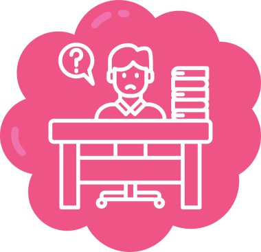 Müşteri servisi. Web simgesi