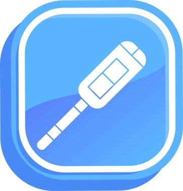 trend biçimi izole edilmiş arkaplanda fırça simgesi