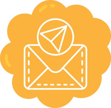 e-posta simgesi ana hat biçiminde