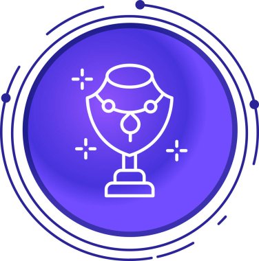 kupa simgesi vektör illüstrasyonu