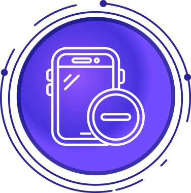 çizgi akıllı saat simgesi beyaz arkaplanda izole. İnternet gibi şeyler. akıllı bağlantı simgesi. Renkli taslak konsepti. vektör