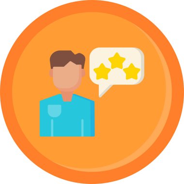 Geri besleme simgesi, vektör illüstrasyonu