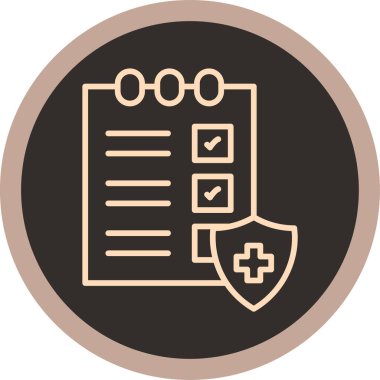 Modern simgenin vektör illüstrasyonu