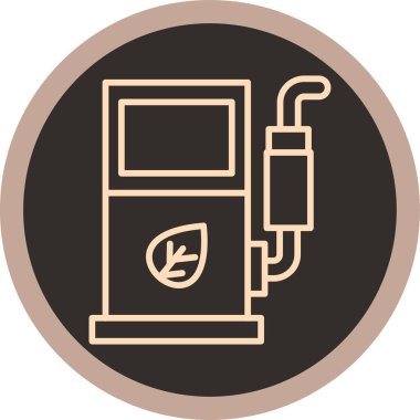 yakıt ikonu vektör illüstrasyonu