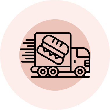 kamyon simgesi çizimi