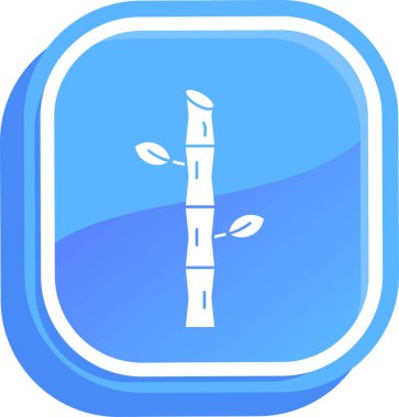 Tek bir ağaç simgesinin vektör illüstrasyonu