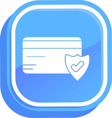 Kalkan. Web simgesi basit illüstrasyon