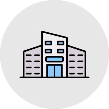 Hastane vektör illüstrasyon tasarımı