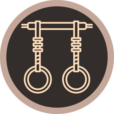 Halter. Web simgesi basit illüstrasyon