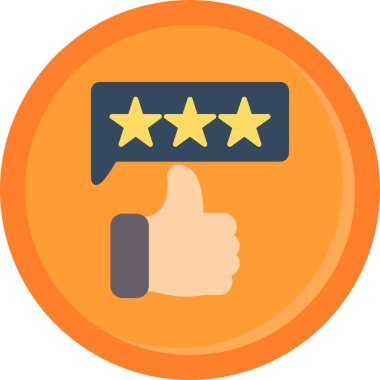 Review  icon, vector illustration simple design