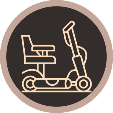 Modern simgenin vektör illüstrasyonu