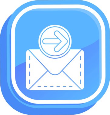 E- posta simgesi vektör illüstrasyonu