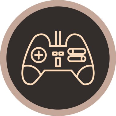 Kontrolör. Web simgesi basit illüstrasyon