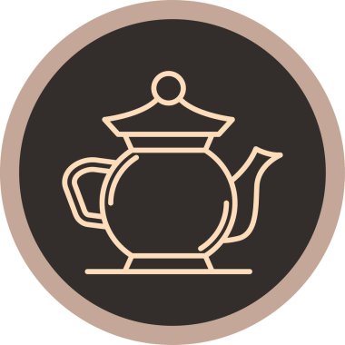 çay Kupası simge vektör çizim