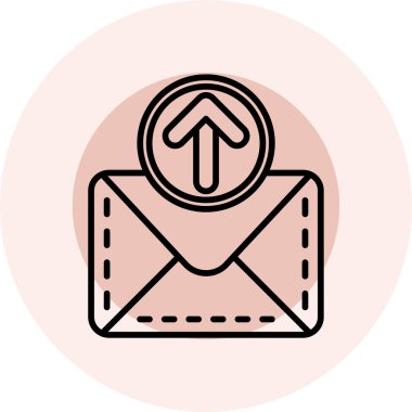 Vektör E- posta simgesi illüstrasyonu