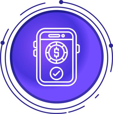 Beyaz arkaplanda hat telefon simgesi izole edildi. Telefon simgesi. Renkli taslak konsepti. vektör illüstrasyonu