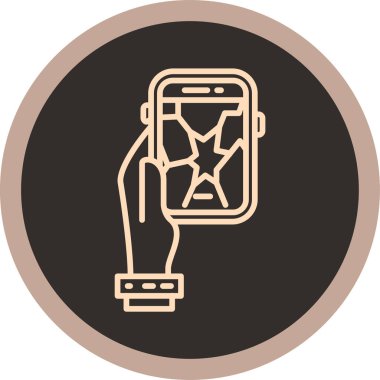 Modern simgenin vektör illüstrasyonu