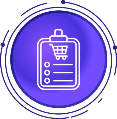 Alışveriş sepeti ikonu vektör illüstrasyonu