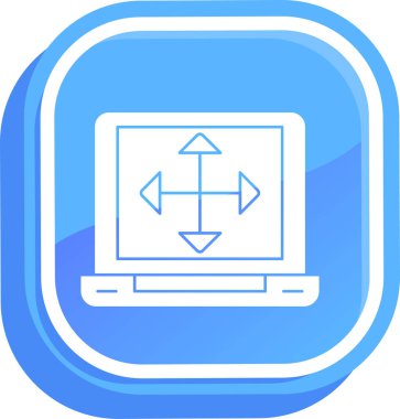 Web simgesi vektör illüstrasyonu