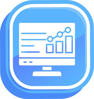 Çizelge. Web simgesi basit illüstrasyon