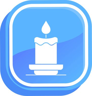 Mum simgesi vektör illüstrasyonu