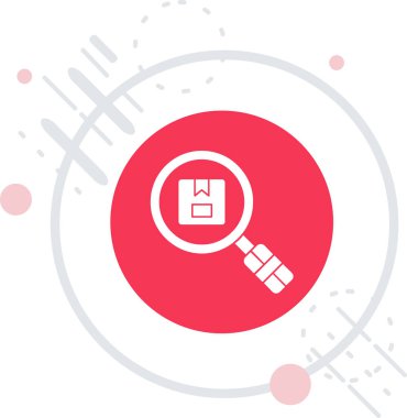 Uzun gölgeli bir akıllı telefon simgesini şarj eden beyaz hat bataryası. Kırmızı daire düğmesi. vektör