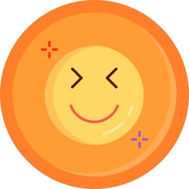 Mutlu gülümseme simgesi