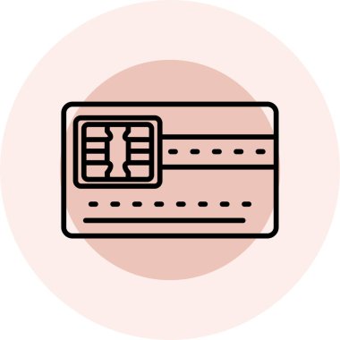 Modern bir simgenin vektör illüstrasyonu