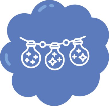 Balonlu bir çelengin vektör çizimi