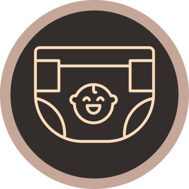 Bebek simgesi. Vektör çizim