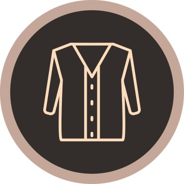 Gömlek Vektörü Şekil Simgesi Tasarımı