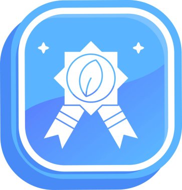 Moda tarzında ödül madalyası simgesi