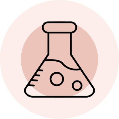 Mataralı laboratuar camı.