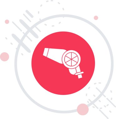 çizgi araba fren ikonu beyaz arkaplanda izole edildi. Renkli taslak konsepti. vektör