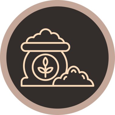 Bir ağaç simgesinin vektör illüstrasyonu