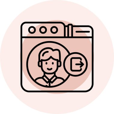 Yıkama. Web simgesi basit illüstrasyon