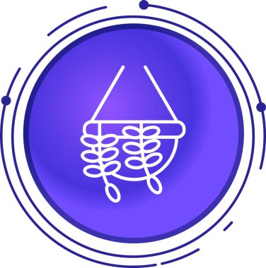 Beyaz arkaplanda izole edilmiş olta balık ağı simgesi. Balık oltası. Renkli taslak konsepti. Vektör